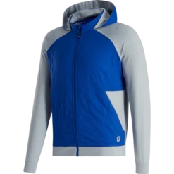 FootJoy Hybrid Hoodie -Golf Bag Sales footjoy hybrid hoodie heather grey royal 01 64161.1632774196