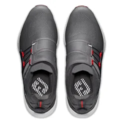 FootJoy Men's Hyperflex BOA Golf Shoes -Golf Bag Sales footjoy hyperflex boa golf shoes charcoal grey red 03 40446.1678113493