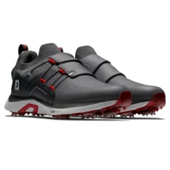 FootJoy Men's Hyperflex BOA Golf Shoes -Golf Bag Sales footjoy hyperflex boa golf shoes charcoal grey red 05 43837.1678113493