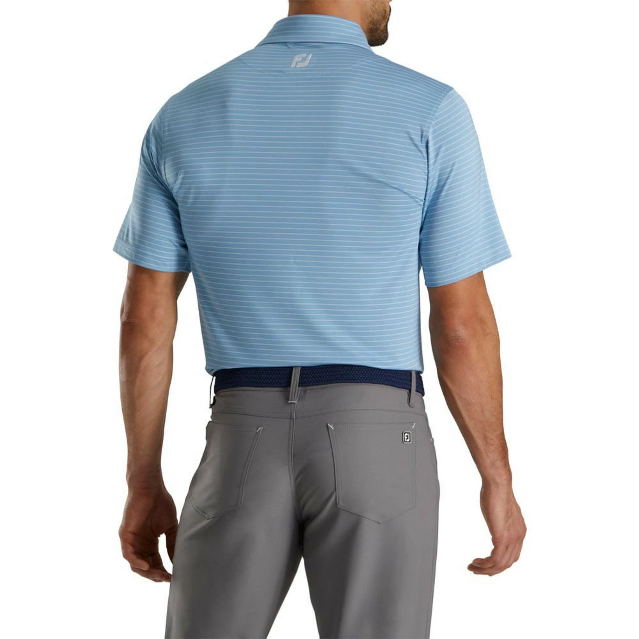 FootJoy Lisle Classic Pencil Stripe Polo 18 FootJoy Lisle Classic Pencil Stripe Polo - Image 18