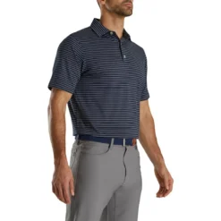 FootJoy Lisle Classic Pencil Stripe Polo 36 FootJoy Lisle Classic Pencil Stripe Polo -Golf Bag Sales footjoy lisle classic pencil stripe polo navy white 01 06867.1673906209
