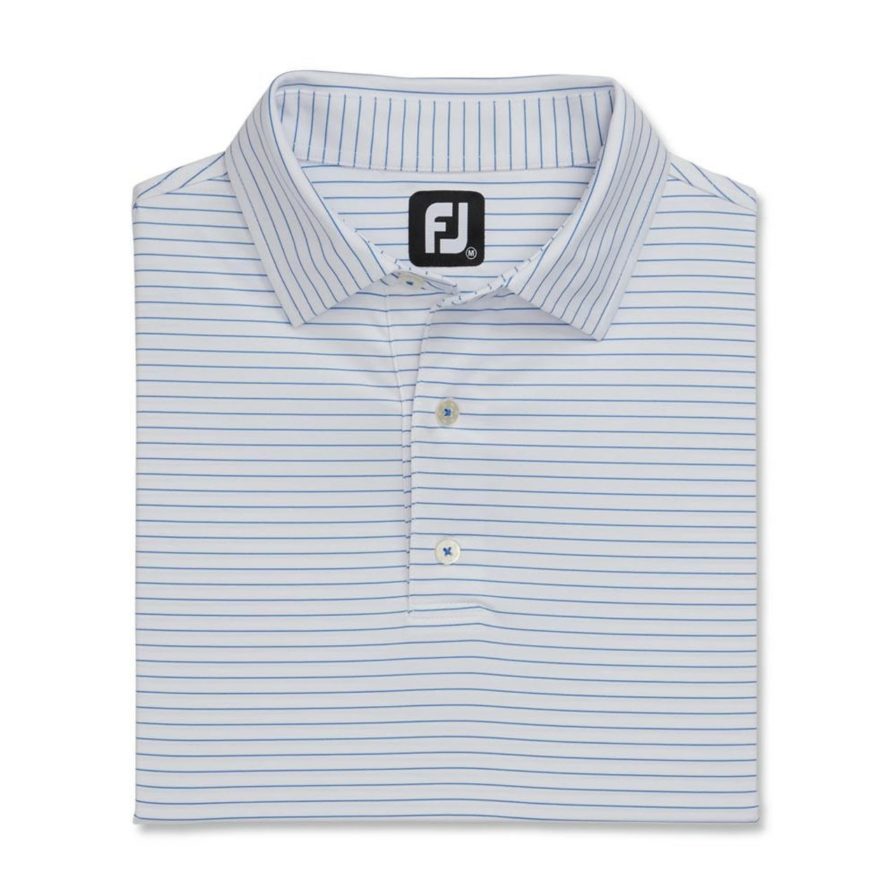 FootJoy Lisle Classic Pencil Stripe Polo 4 FootJoy Lisle Classic Pencil Stripe Polo - Image 4