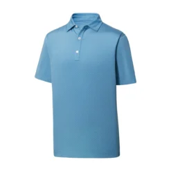 FootJoy Lisle Diamond Dot Print Self Collar Polo
