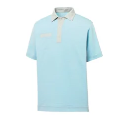 FootJoy Lisle Mixed Pinstripe Self Collar Polo