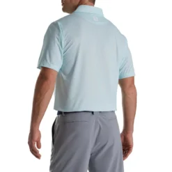 FootJoy Paint Splatter Print Lisle Self Collar Polo -Golf Bag Sales footjoy paint splatter print lisle self collar polo azure white 02 95095.1673907288