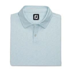 FootJoy Paint Splatter Print Lisle Self Collar Polo -Golf Bag Sales footjoy paint splatter print lisle self collar polo azure white 04 74836.1673903719