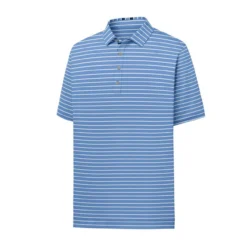 FootJoy Pique Mixed Stripe Self Collar Polo