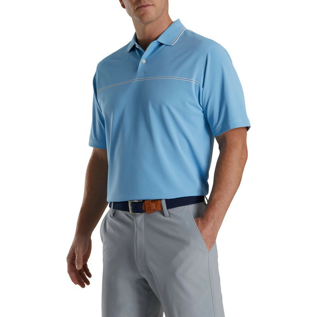 FootJoy Small Details Stretch Pique Knit Collar Polo 9 FootJoy Small Details Stretch Pique Knit Collar Polo - Image 9