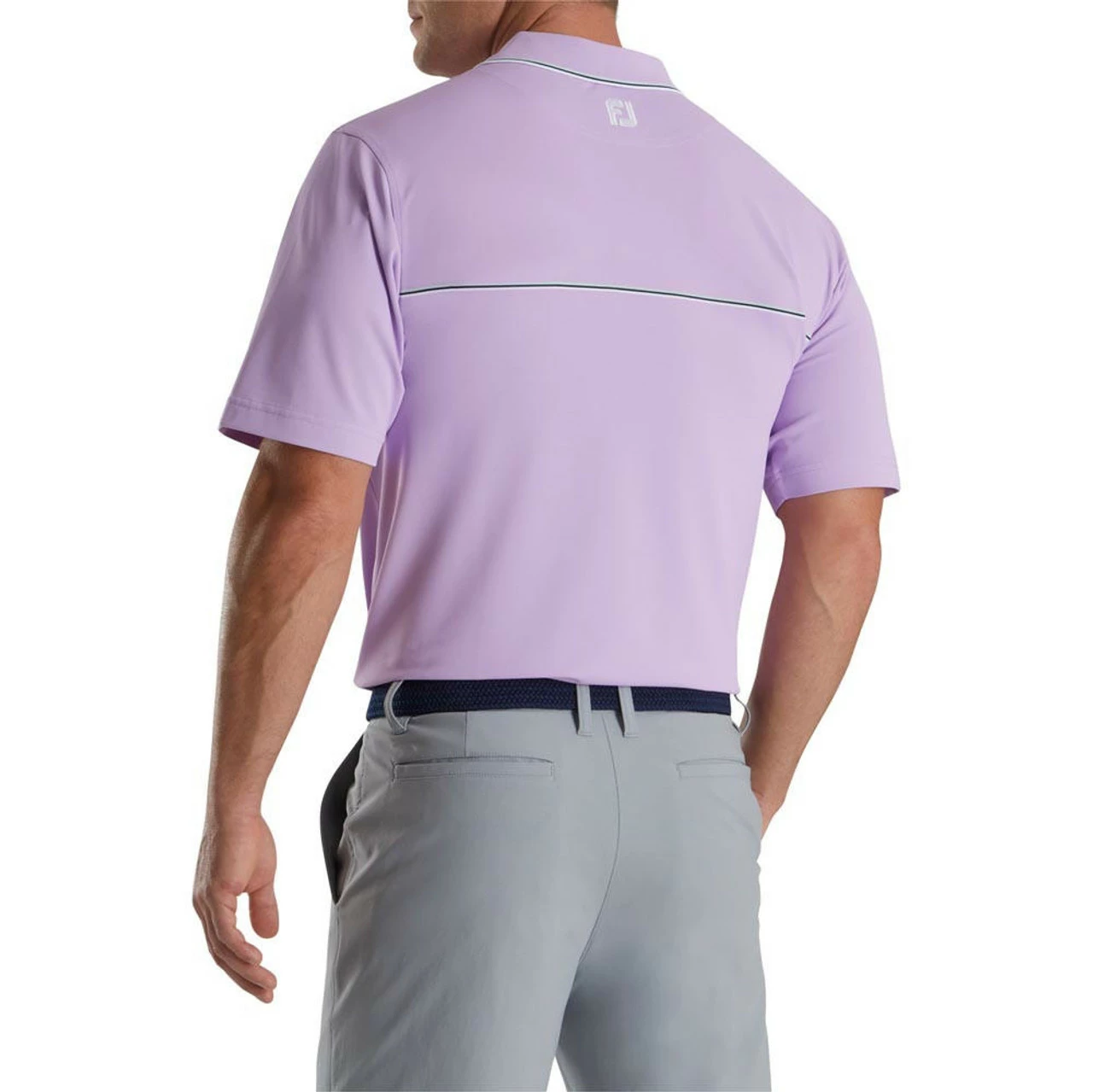 FootJoy Small Details Stretch Pique Knit Collar Polo 2 FootJoy Small Details Stretch Pique Knit Collar Polo - Image 2