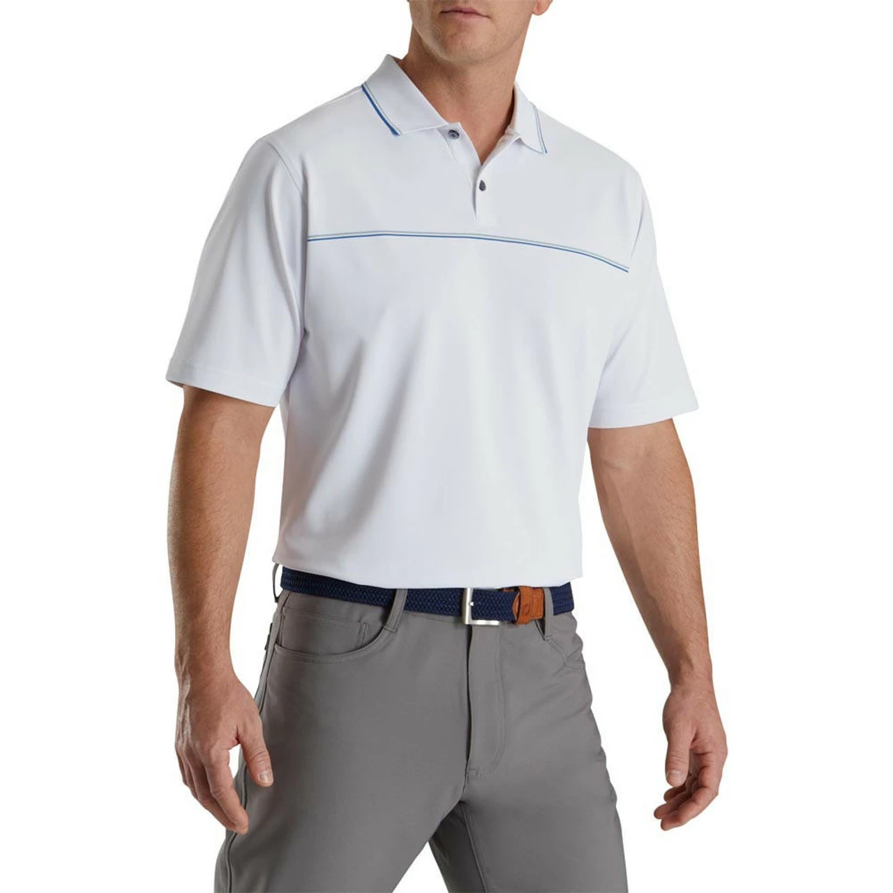 FootJoy Small Details Stretch Pique Knit Collar Polo 5 FootJoy Small Details Stretch Pique Knit Collar Polo - Image 5