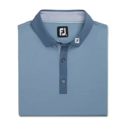 FootJoy Solid Spiral Print Trim Lisle Self Collar Polo - FJ Logo -Golf Bag Sales footjoy solid spiral print trim lisle self collar polo fj logo 04 04071.1676579704