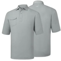 FootJoy Spun Poly Chest Pocket Polo - Self Collar - Closeout