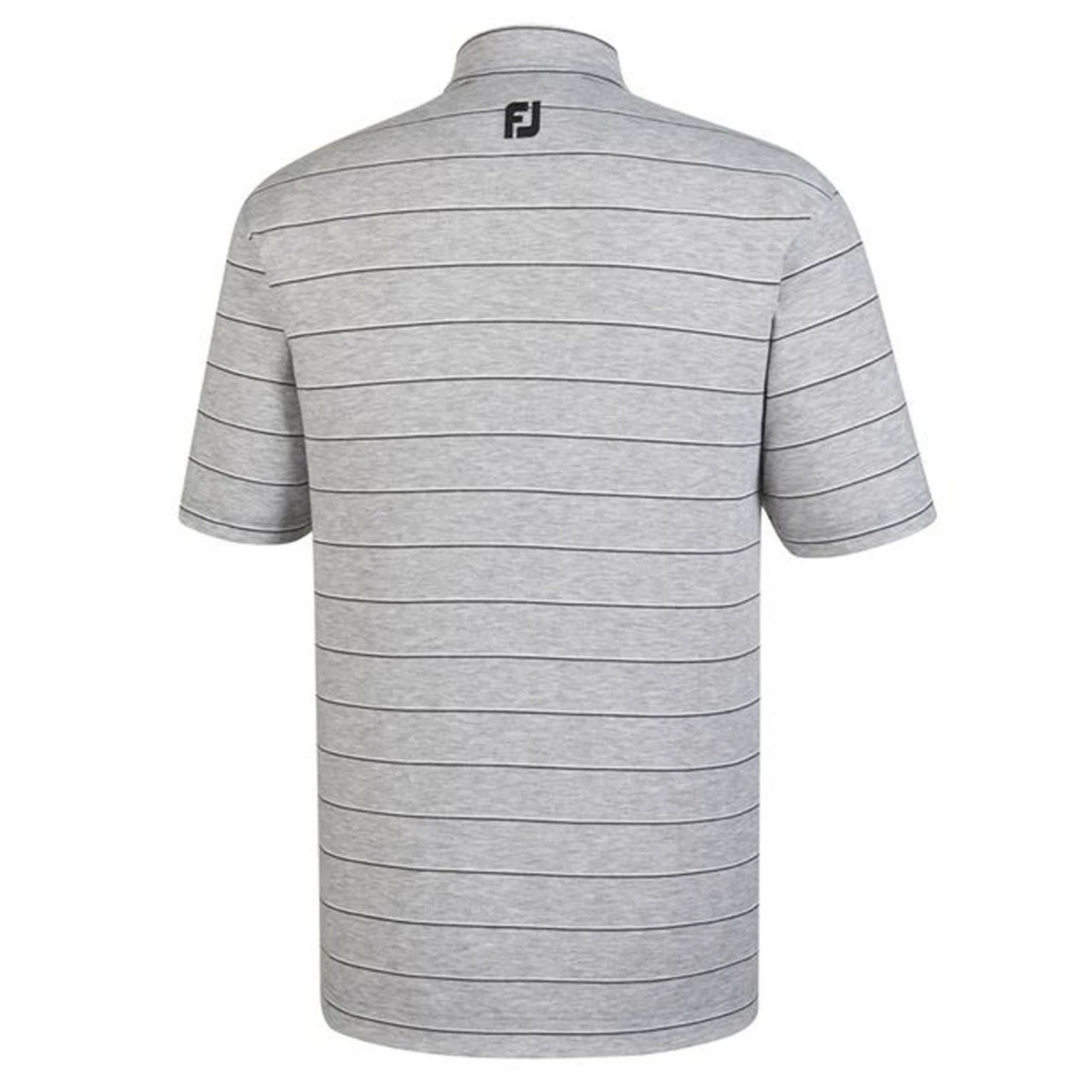 FootJoy Spun Poly Stripe Polo - Self Collar - Closeout 2 FootJoy Spun Poly Stripe Polo - Self Collar - Closeout - Image 2