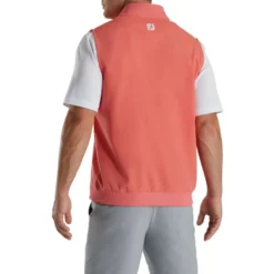 FootJoy Stretch Woven Vest With Knit Accents 29 FootJoy Stretch Woven Vest With Knit Accents -Golf Bag Sales footjoy stetch woven vest with knit accents coral 02 62767.1673904981
