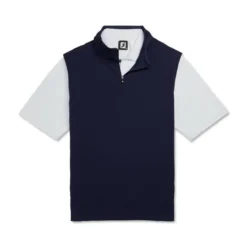 FootJoy Stretch Woven Vest With Knit Accents 27 FootJoy Stretch Woven Vest With Knit Accents -Golf Bag Sales footjoy stetch woven vest with knit accents navy 04 71696.1673903036