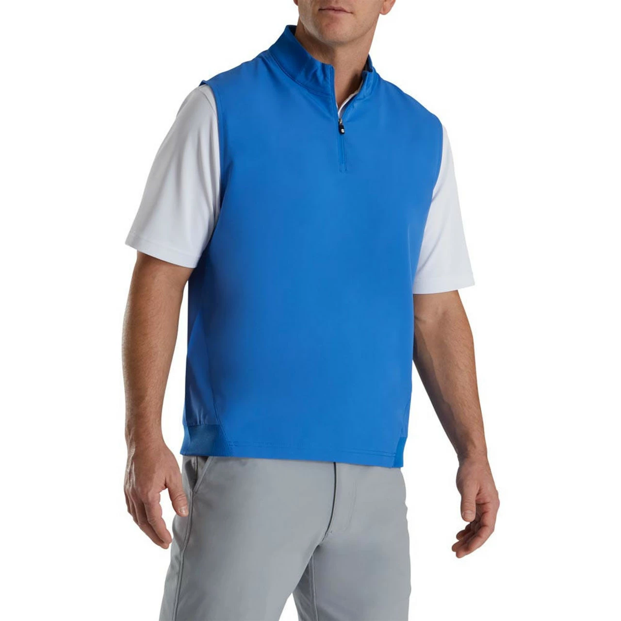 FootJoy Stretch Woven Vest With Knit Accents 5 FootJoy Stretch Woven Vest With Knit Accents - Image 5
