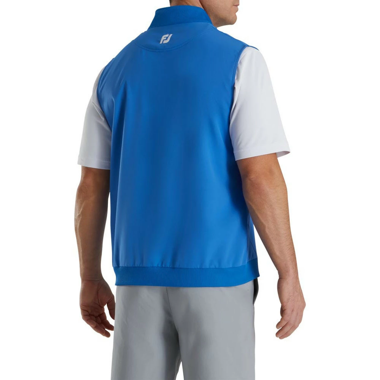 FootJoy Stretch Woven Vest With Knit Accents 6 FootJoy Stretch Woven Vest With Knit Accents - Image 6