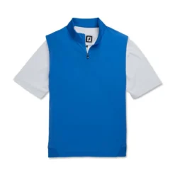FootJoy Stretch Woven Vest With Knit Accents 23 FootJoy Stretch Woven Vest With Knit Accents -Golf Bag Sales footjoy stetch woven vest with knit accents royal 04 41157.1673903803