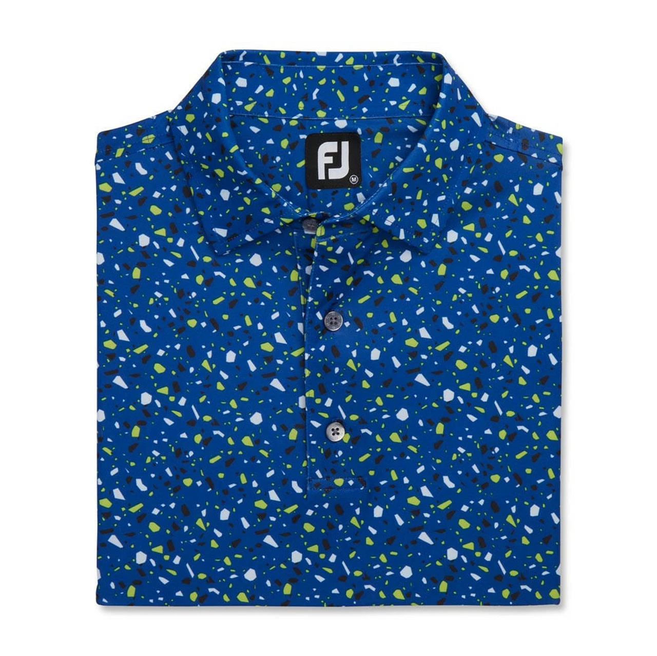 FootJoy Terrazzo Print Lisle Self Collar Polo 8 FootJoy Terrazzo Print Lisle Self Collar Polo - Image 8