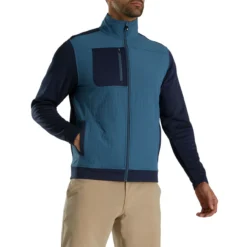FootJoy ThermoSeries Hybrid Jacket -Golf Bag Sales footjoy thermoseries hybrid jacket navy slate 01 15521.1663172178