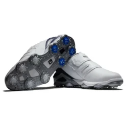 FootJoy Men's Tour Alpha Dual BOA Golf Shoes -Golf Bag Sales footjoy tour alpha dual boa golf shoes white navy gray 06 16044.1642002992