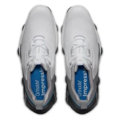 FootJoy Men's Tour Alpha Golf Shoes -Golf Bag Sales footjoy tour alpha golf shoes white gray blue 03 12751.1667846566