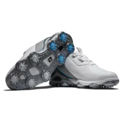 FootJoy Men's Tour Alpha Golf Shoes -Golf Bag Sales footjoy tour alpha golf shoes white gray blue 06 89039.1667846566
