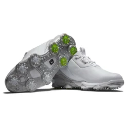 FootJoy Men's Tour Alpha Golf Shoes -Golf Bag Sales footjoy tour alpha golf shoes white gray lime 06 15495.1667846566