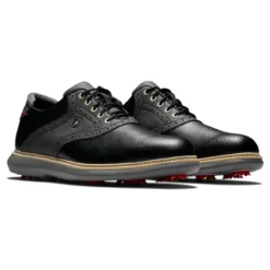 FootJoy Men's Traditions Golf Shoes -Golf Bag Sales footjoy traditions golf shoes black gray 05 64656.1668608791