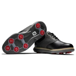FootJoy Men's Traditions Golf Shoes -Golf Bag Sales footjoy traditions golf shoes black gray 06 92629.1668608799
