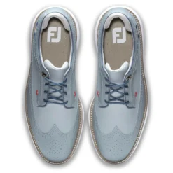 FootJoy Men's Traditions Golf Shoes -Golf Bag Sales footjoy traditions golf shoes gray navy red 03 96954.1636977358