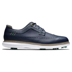 FootJoy Men's Traditions Golf Shoes -Golf Bag Sales footjoy traditions golf shoes navy green 01 33777.1668608806