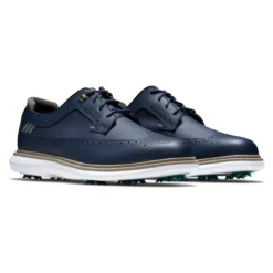 FootJoy Men's Traditions Golf Shoes -Golf Bag Sales footjoy traditions golf shoes navy green 05 70399.1668608818