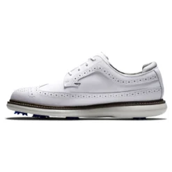 FootJoy Men's Traditions Golf Shoes -Golf Bag Sales footjoy traditions golf shoes white gray navy 02 51524.1668608792
