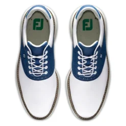 FootJoy Men's Traditions Golf Shoes -Golf Bag Sales footjoy traditions golf shoes white navy gray 03 29077.1669393223