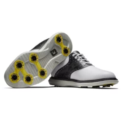 FootJoy Men's Traditions Saddle Golf Shoes -Golf Bag Sales footjoy traditions saddle golf shoes white camo 06 76461.1676596734