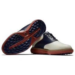 FootJoy Men's Traditions Spikeless Golf Shoes 29 FootJoy Men's Traditions Spikeless Golf Shoes -Golf Bag Sales footjoy traditions spikeless golf shoes tan navy 06 70320.1678140727