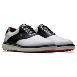 FootJoy Men's Traditions Spikeless Golf Shoes 22 FootJoy Men's Traditions Spikeless Golf Shoes -Golf Bag Sales footjoy traditions spikeless golf shoes white black 05 00372.1678140731