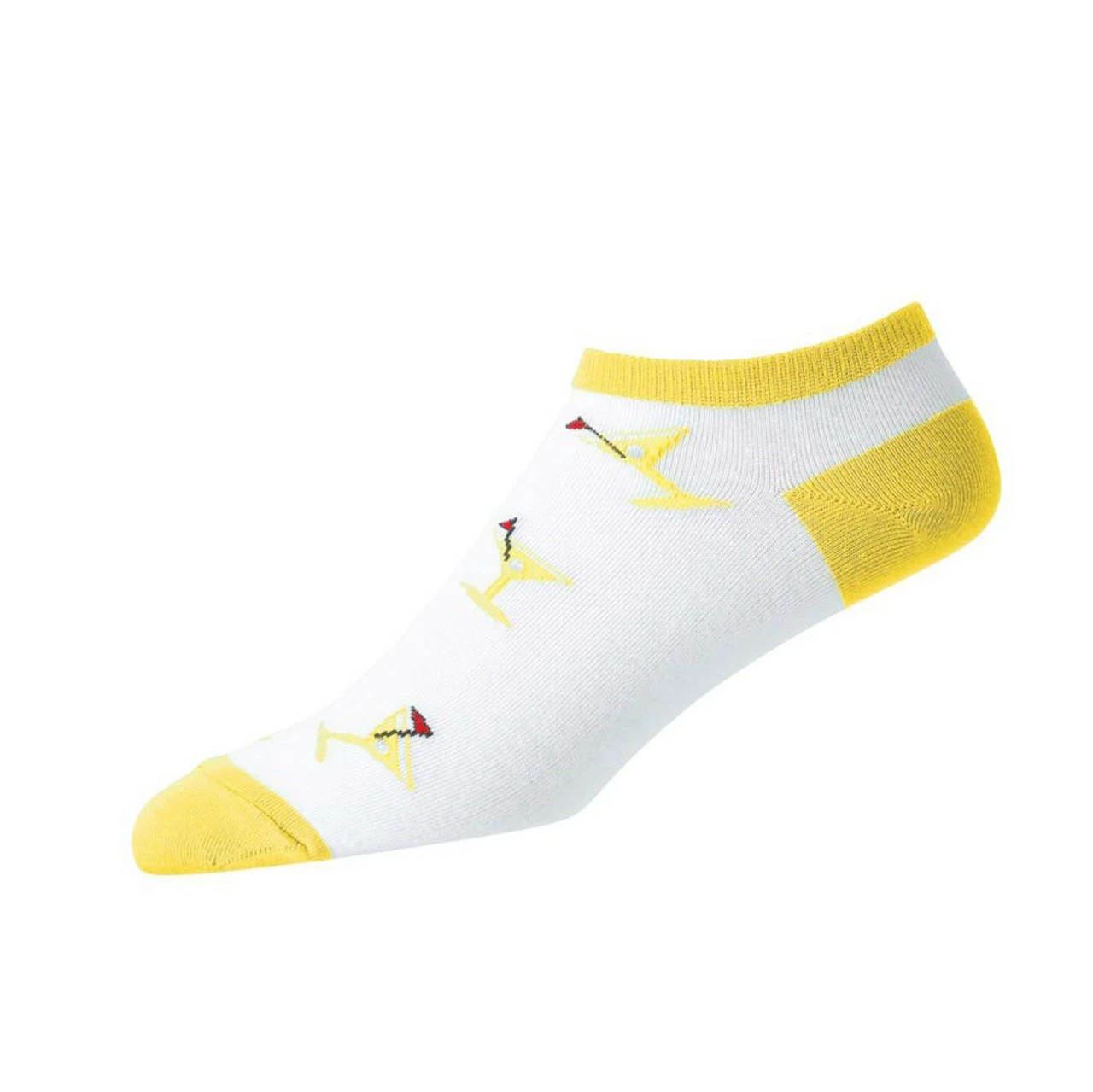 FootJoy Women's ComfortSof Low Cut Martini Print Fashion Sock 6 FootJoy Women's ComfortSof Low Cut Martini Print Fashion Sock - Image 6