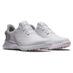 FootJoy Women's FJ Fuel BOA Golf Shoes -Golf Bag Sales footjoy womens fj fuel boa golf shoes white pink 05 04071.1642775162