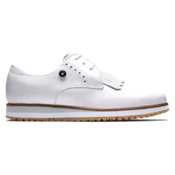 FootJoy Women's FJ Sport Retro Golf Shoes - Previous Season Style -Golf Bag Sales footjoy womens fj sport retro golf shoes white20gray 01 20868.1657651447