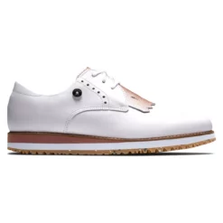 FootJoy Women's FJ Sport Retro Golf Shoes - Previous Season Style -Golf Bag Sales footjoy womens fj sport retro golf shoes white20pink 01 71077.1657651448