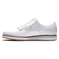 FootJoy Women's FJ Sport Retro Golf Shoes - Previous Season Style -Golf Bag Sales footjoy womens fj sport retro golf shoes white gray 02 85532.1657651448
