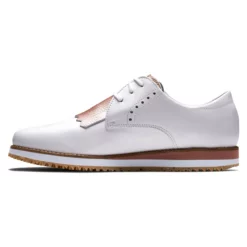 FootJoy Women's FJ Sport Retro Golf Shoes - Previous Season Style -Golf Bag Sales footjoy womens fj sport retro golf shoes white pink 02 29171.1657651448