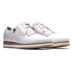 FootJoy Women's FJ Sport Retro Golf Shoes - Previous Season Style -Golf Bag Sales footjoy womens fj sport retro golf shoes white pink 05 17688.1657651449