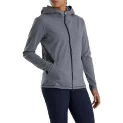 FootJoy Women's Full-Zip Hoodie 19 FootJoy Women's Full-Zip Hoodie -Golf Bag Sales footjoy womens full zip hoodie navy heather 02 79780.1676593969