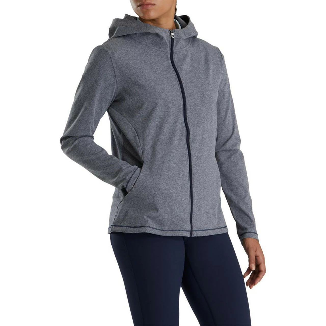 FootJoy Women's Full-Zip Hoodie 4 FootJoy Women's Full-Zip Hoodie - Image 4