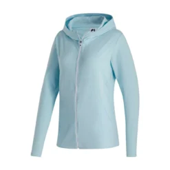 FootJoy Women's Full-Zip Hoodie 24 FootJoy Women's Full-Zip Hoodie -Golf Bag Sales footjoy womens full zip hoodie sky heather 01 69208.1676589783