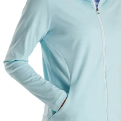 FootJoy Women's Full-Zip Hoodie 31 FootJoy Women's Full-Zip Hoodie -Golf Bag Sales footjoy womens full zip hoodie sky heather 04 76889.1676590832