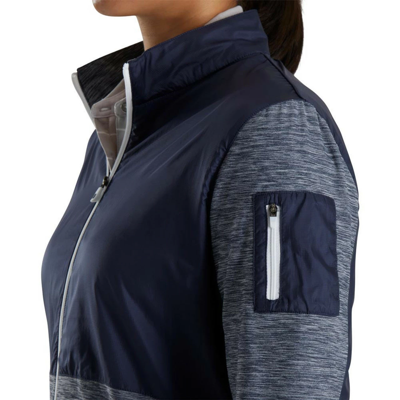 FootJoy Women's Full-Zip Space Dye Mid-Layer 8 FootJoy Women's Full-Zip Space Dye Mid-Layer - Image 8
